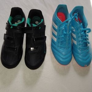 Louis Garneau cycling shoes & Adidas soccer cleats